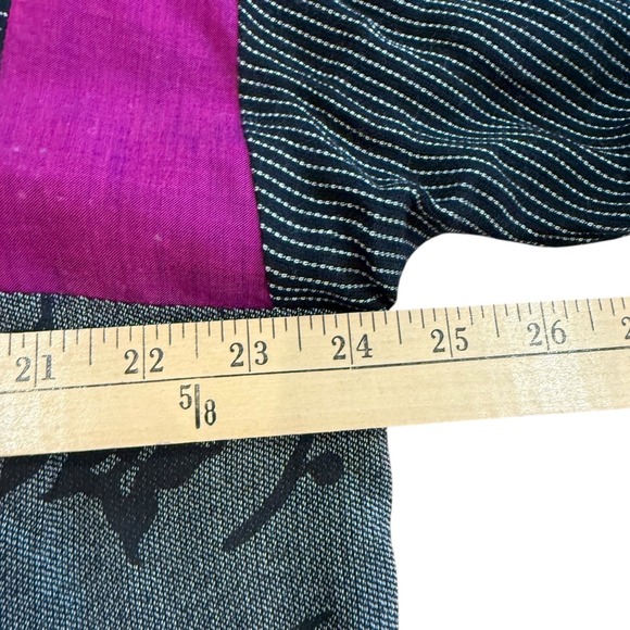 Faith by Celia Forrester Patchwork Kimono Jacket Abstract Print Women's - Picture 12 of 13